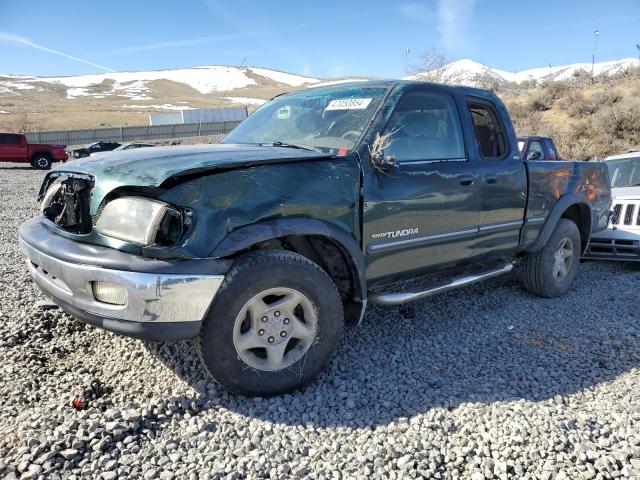 5TBBT4416YS033211 - 2000 TOYOTA TUNDRA ACCESS CAB GREEN photo 1