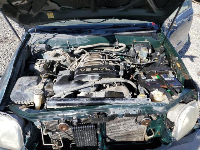 5TBBT4416YS033211 - 2000 TOYOTA TUNDRA ACCESS CAB მწვანე ფოტო 11