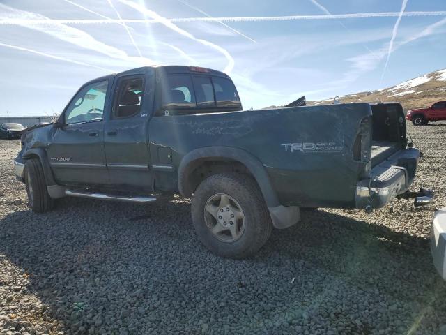 5TBBT4416YS033211 - 2000 TOYOTA TUNDRA ACCESS CAB GREEN photo 2