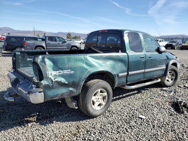 5TBBT4416YS033211 - 2000 TOYOTA TUNDRA ACCESS CAB GREEN photo 3