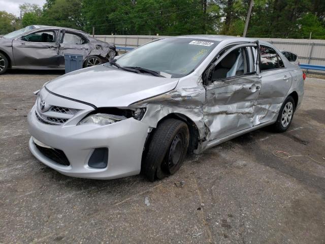 5YFBU4EE0CP063103 - 2012 TOYOTA COROLLA L BASE SILVER photo 1