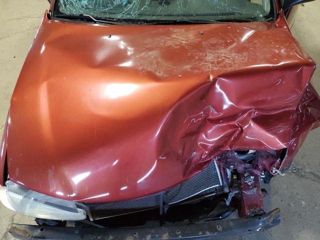 1Y1SK52861Z445323 - 2001 CHEVROLET GEO PRIZM BASE RED photo 11
