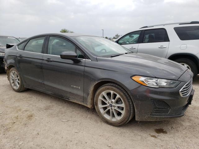 3FA6P0LU2KR119617 - 2019 FORD FUSION SE GRAY photo 4