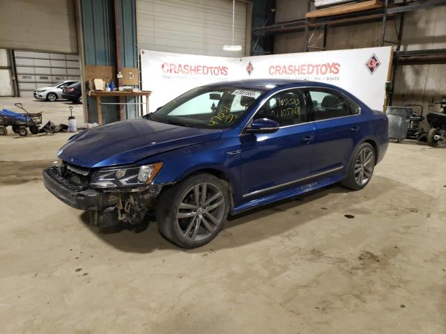 1VWDT7A3XHC023383 - 2017 VOLKSWAGEN PASSAT R-LINE BLUE photo 1