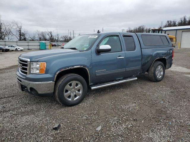 1GTR2VE75CZ195811 - 2012 GMC SIERRA K1500 SLE TEAL photo 1