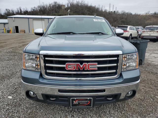 1GTR2VE75CZ195811 - 2012 GMC SIERRA K1500 SLE TEAL photo 5