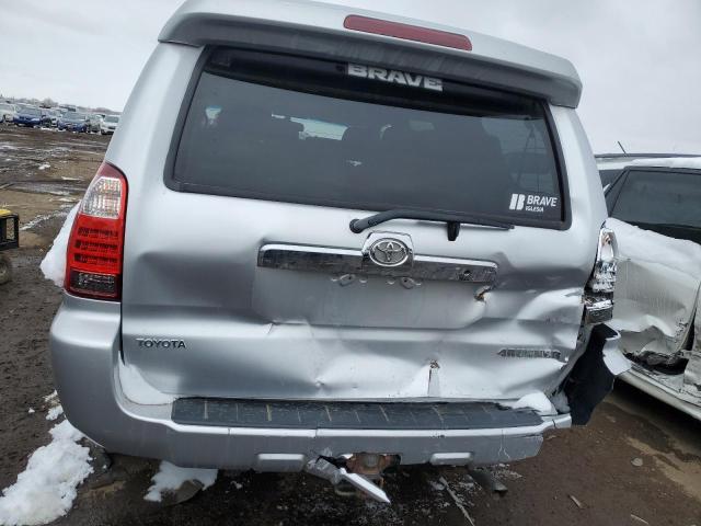 JTEBU14R070123606 - 2007 TOYOTA 4RUNNER SR5 SILVER photo 6