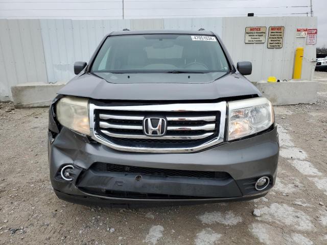 5FNYF4H55DB005601 - 2013 HONDA PILOT EXL GRAY photo 5