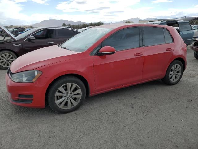 3VW2A7AU9FM041231 - 2015 VOLKSWAGEN GOLF TDI RED photo 1