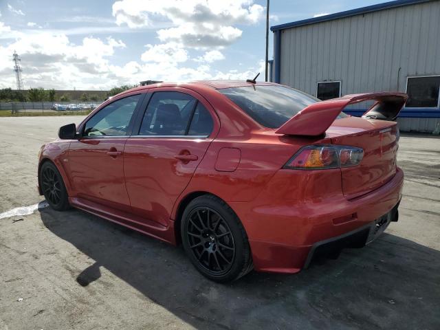 JA3AW56V68U051184 - 2008 MITSUBISHI LANCER EVOLUTION MR RED photo 2