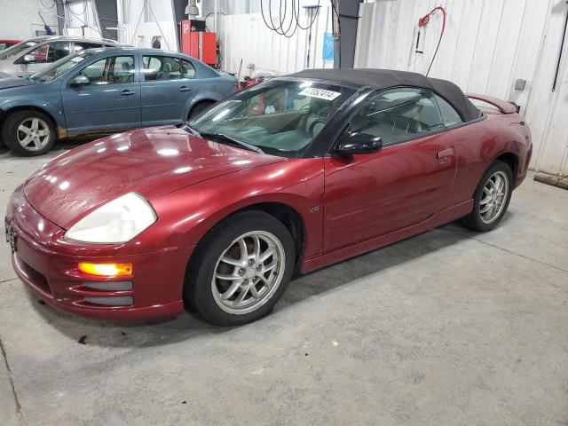 4A3AE85H32E062742 - 2002 MITSUBISHI ECLIPSE SPYDER GT RED photo 1