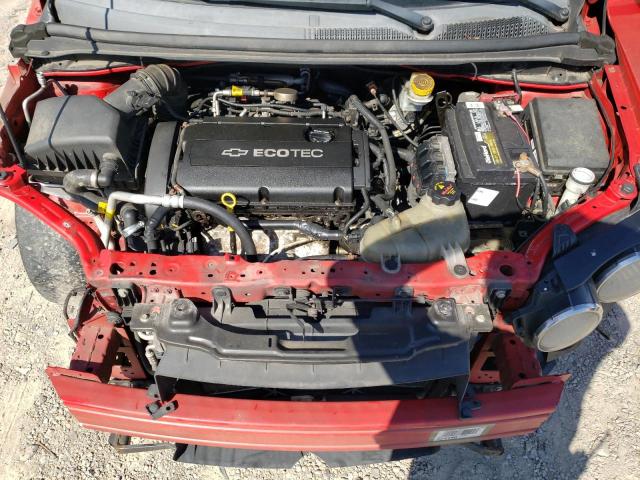 1G1JA6SG7D4194340 - 2013 CHEVROLET SONIC LS წითელი ფოტო 11