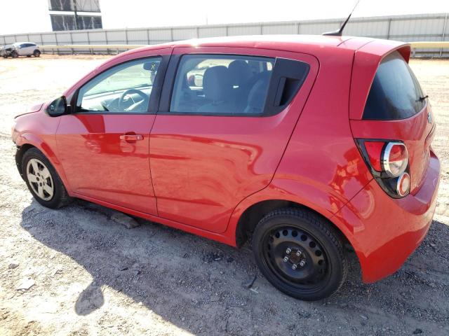 1G1JA6SG7D4194340 - 2013 CHEVROLET SONIC LS წითელი ფოტო 2