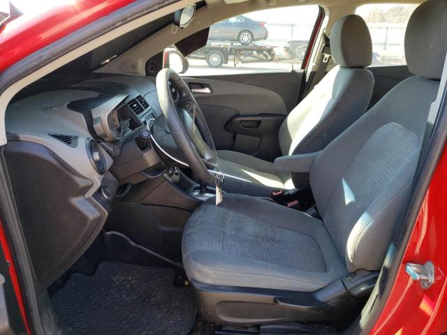 1G1JA6SG7D4194340 - 2013 CHEVROLET SONIC LS წითელი ფოტო 7