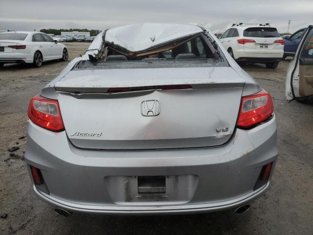 1HGCT2B87DA001814 - 2013 HONDA ACCORD EXL SILVER photo 6