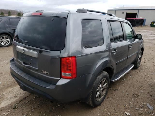5FNYF3H2XDB035547 - 2013 HONDA PILOT LX GRAY photo 3