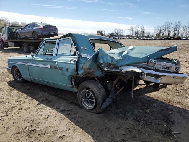 4F42U247793 - 1964 FORD FAIRLANE BLUE photo 2