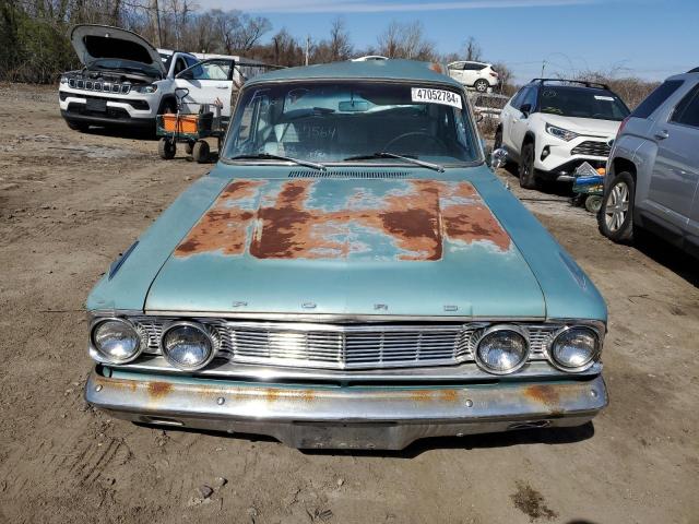 4F42U247793 - 1964 FORD FAIRLANE BLUE photo 5