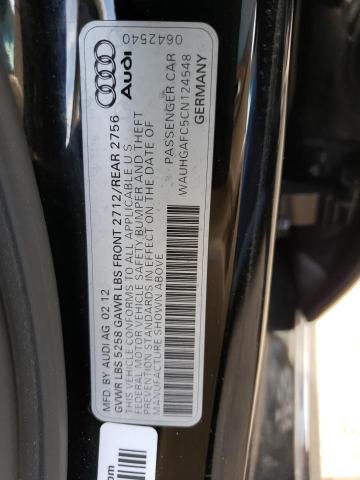 WAUHGAFC5CN124548 - 2012 AUDI A6 PRESTIGE Qara foto 12