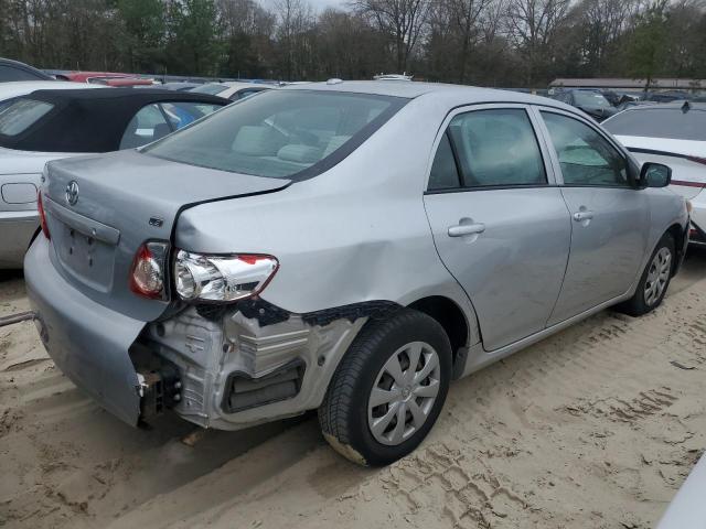 JTDBL40E799043648 - 2009 TOYOTA COROLLA BASE SILVER photo 3