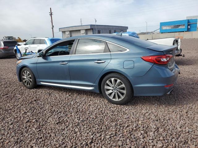 5NPE34AFXFH050469 - 2015 HYUNDAI SONATA SPORT BLUE photo 2