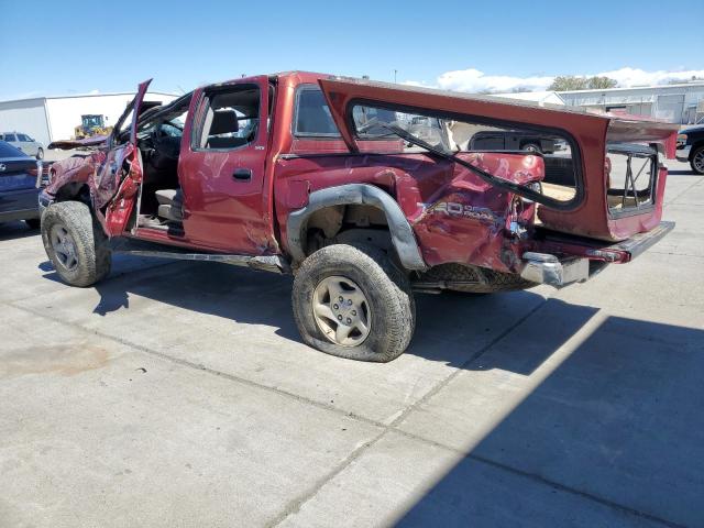 5TEGN92NX3Z151087 - 2003 TOYOTA TACOMA DOUBLE CAB PRERUNNER BURGUNDY photo 2