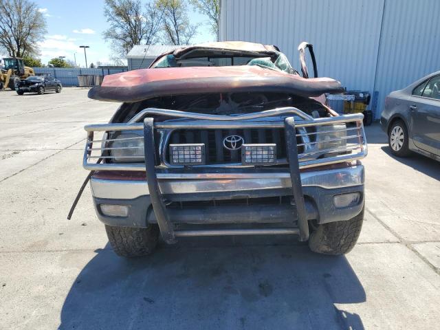 5TEGN92NX3Z151087 - 2003 TOYOTA TACOMA DOUBLE CAB PRERUNNER BURGUNDY photo 5