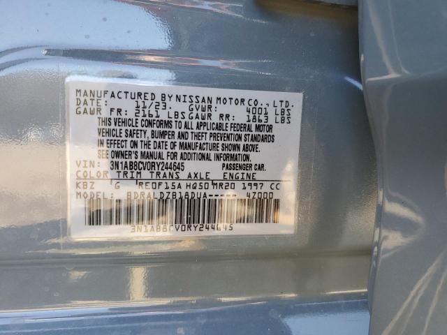 3N1AB8CV0RY244645 - 2024 NISSAN SENTRA SV GRAY photo 13