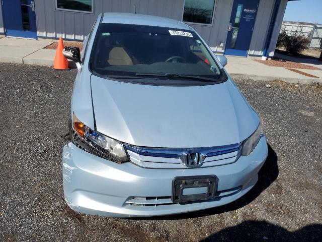 JHMFB4F22CS006801 - 2012 HONDA CIVIC HYBRID SILVER photo 5