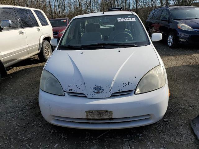 JT2BK12U010012300 - 2001 TOYOTA PRIUS WHITE photo 5