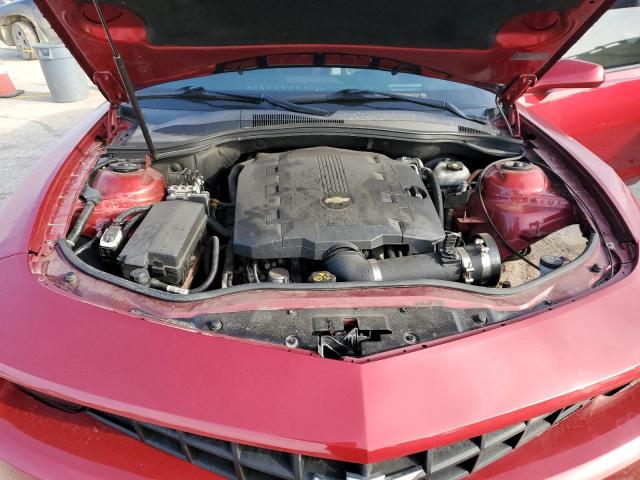 2G1FC1E30D9113316 - 2013 CHEVROLET CAMARO LT RED photo 11