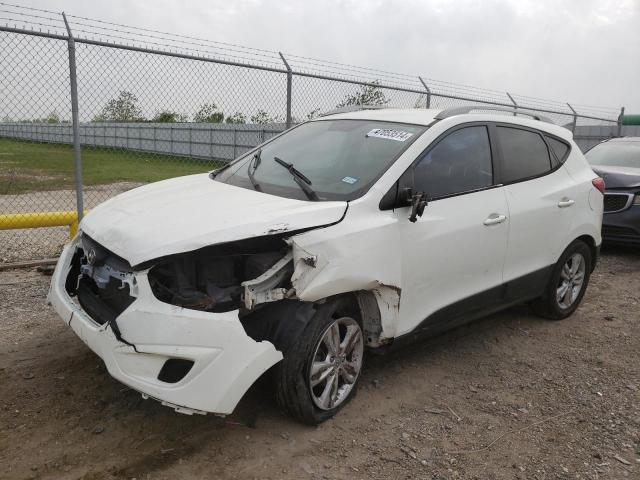 KM8JU3AC4AU017652 - 2010 HYUNDAI TUCSON GLS WHITE photo 1