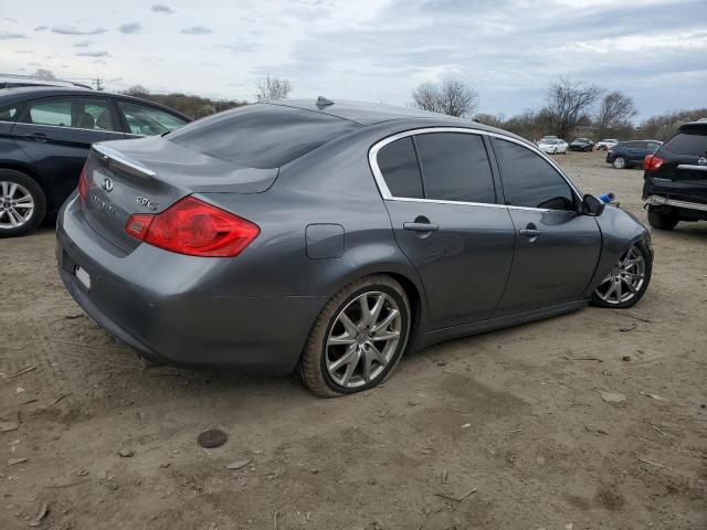 JN1CV6AR8DM755915 - 2013 INFINITI G37 GRAY photo 3