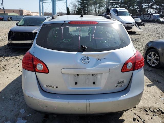 JN8AS58V68W408320 - 2008 NISSAN ROGUE S SILVER photo 6