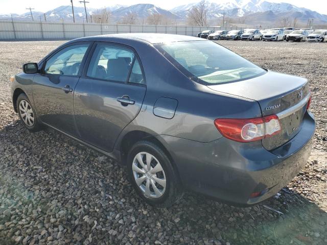 2T1BU4EE4BC549816 - 2011 TOYOTA COROLLA BASE GRAY photo 2