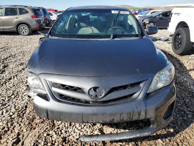 2T1BU4EE4BC549816 - 2011 TOYOTA COROLLA BASE GRAY photo 5