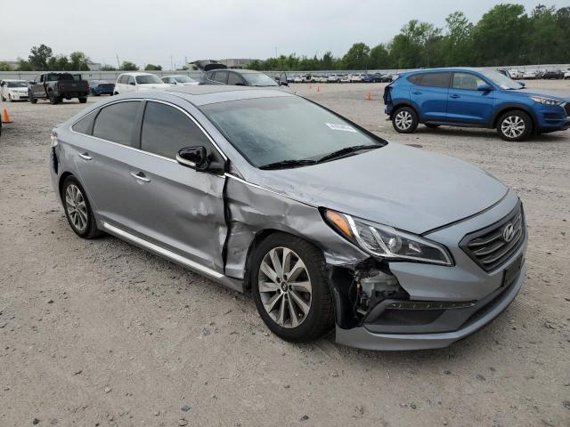 5NPE34AF9HH527248 - 2017 HYUNDAI SONATA SPORT SILVER photo 4