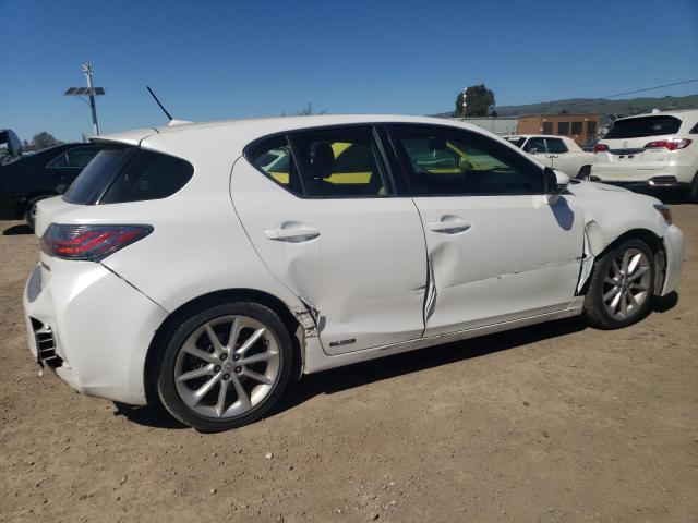 JTHKD5BH4D2169265 - 2013 LEXUS CT 200 WHITE photo 3