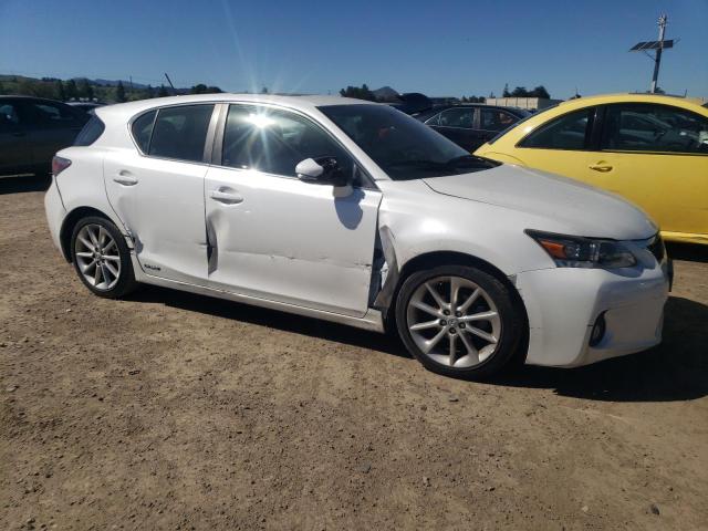 JTHKD5BH4D2169265 - 2013 LEXUS CT 200 WHITE photo 4