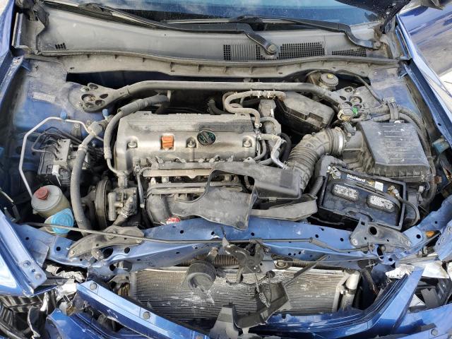 1HGCS1B38AA003505 - 2010 HONDA ACCORD LX BLUE photo 11