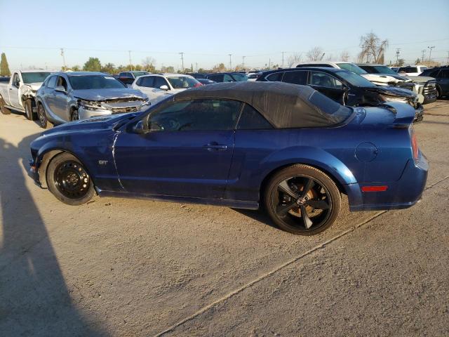 1ZVHT85H575229372 - 2007 FORD MUSTANG GT BLUE photo 2