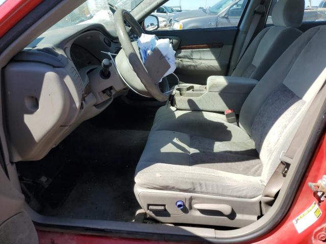 2G1WF52E649363650 - 2004 CHEVROLET IMPALA RED photo 7