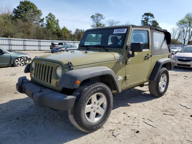 1C4AJWAG7DL542992 - 2013 JEEP WRANGLER SPORT GREEN photo 1