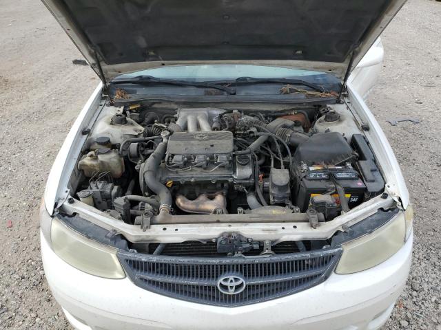 2T1CF22P11C528316 - 2001 TOYOTA CAMRY SOLA SE WHITE photo 11