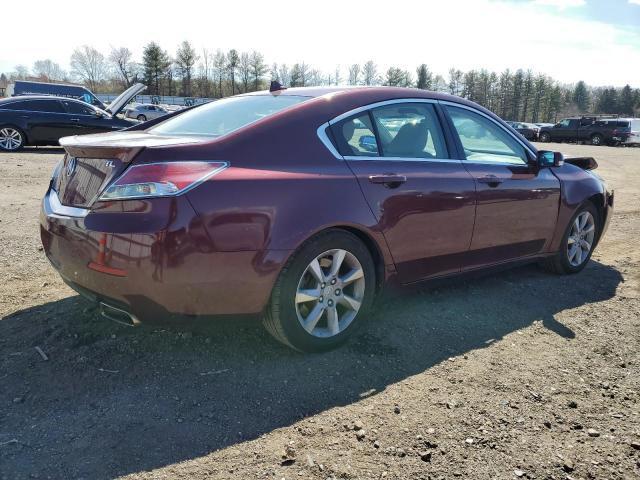 19UUA8F57DA013829 - 2013 ACURA TL TECH MAROON photo 3