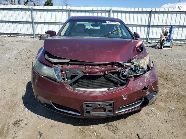 19UUA8F57DA013829 - 2013 ACURA TL TECH MAROON photo 5