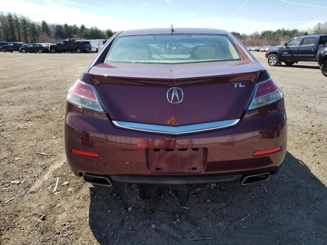 19UUA8F57DA013829 - 2013 ACURA TL TECH MAROON photo 6