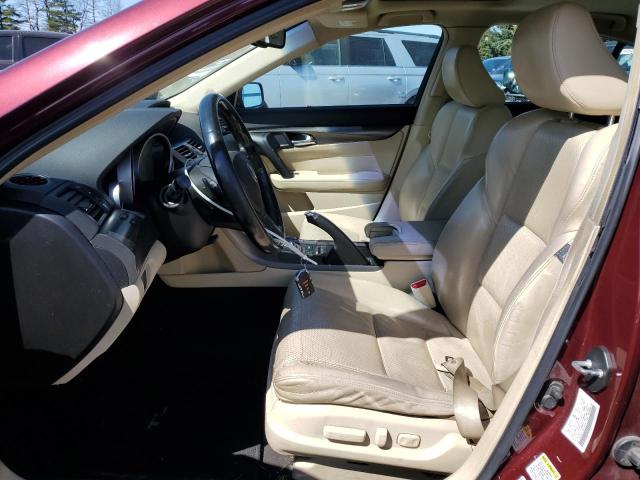 19UUA8F57DA013829 - 2013 ACURA TL TECH MAROON photo 7