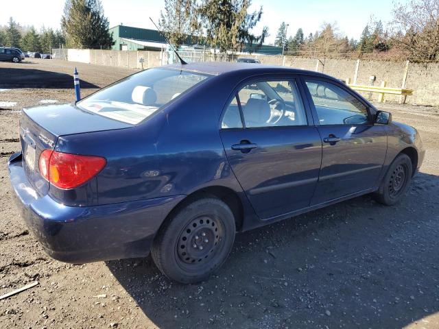 1NXBR32E63Z158425 - 2003 TOYOTA COROLLA CE BLUE photo 3