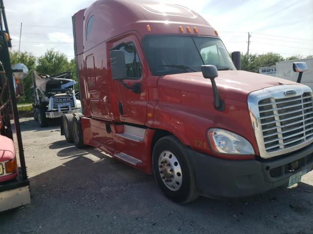 3AKJGLD54ESFP5716 - 2014 FREIGHTLINER CASCADIA 1 RED photo 1